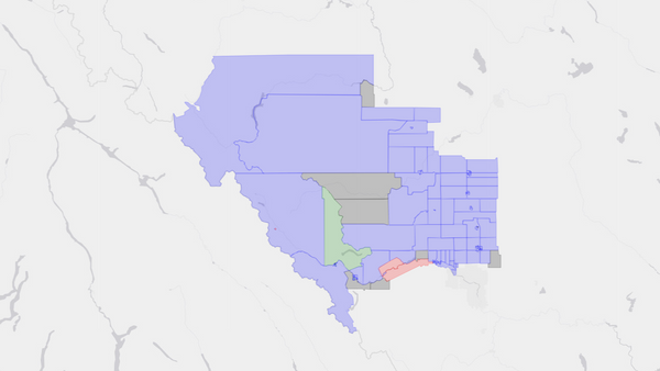 2006 Wild Rose poll map