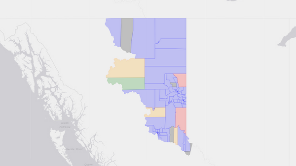 2006 Prince George—Peace River poll map