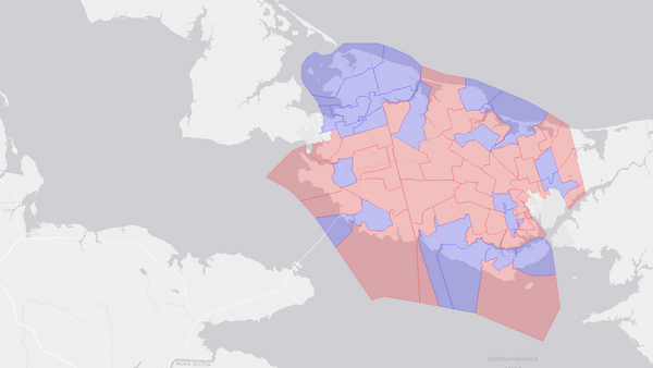 2008 Malpeque poll map