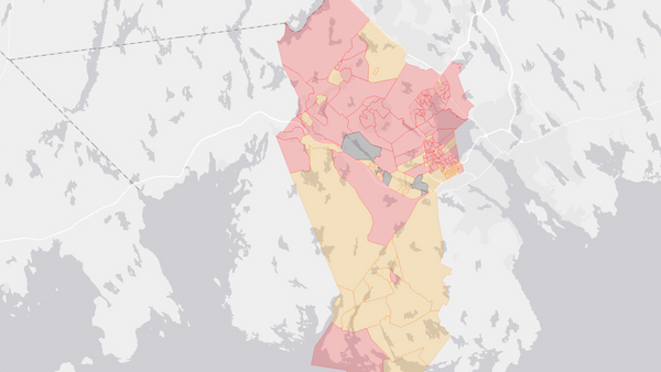 2008 Halifax West poll map