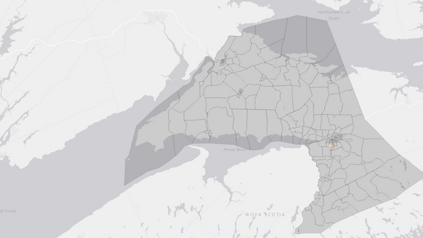 2008 Cumberland—Colchester—Musquodoboit Valley poll map