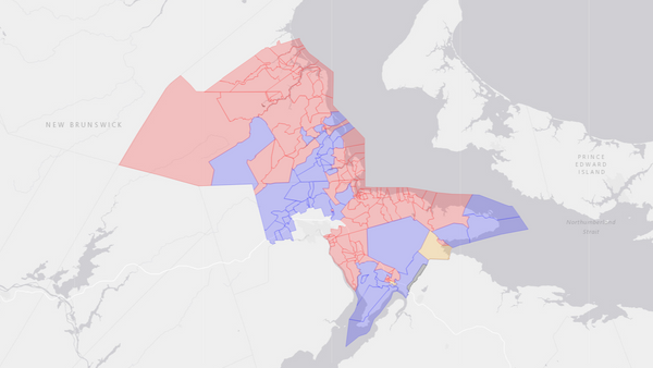 2008 Beauséjour poll map