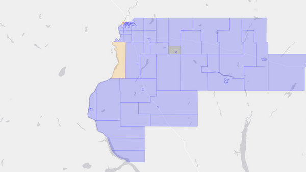 2008 Blackstrap poll map