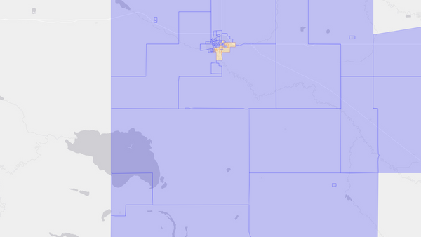 2008 Palliser poll map