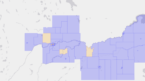 2008 Prince Albert poll map