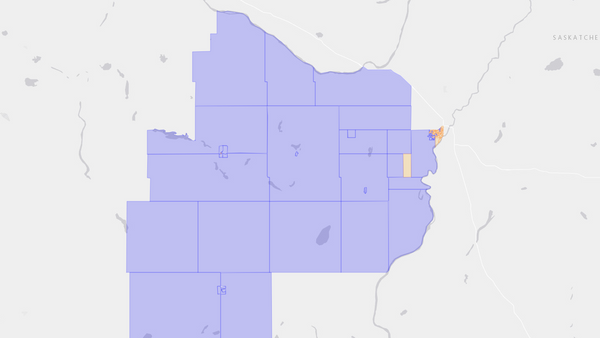 2008 Saskatoon—Rosetown—Biggar poll map