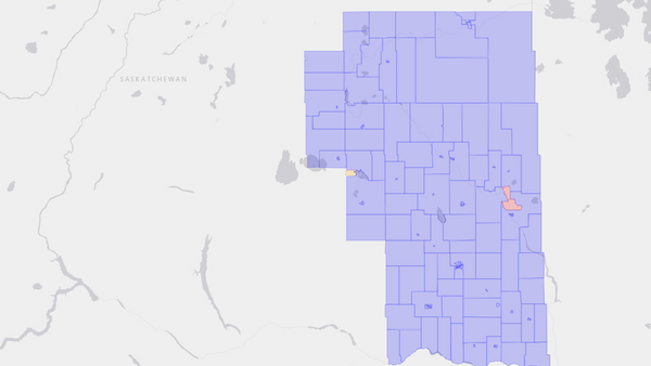 2008 Yorkton—Melville poll map