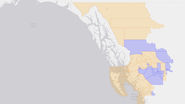 2008 Skeena—Bulkley Valley poll map