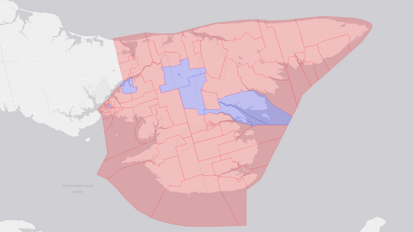 2011 Cardigan poll map
