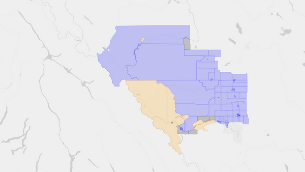 2011 Wild Rose poll map