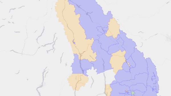 2011 Kootenay—Columbia poll map