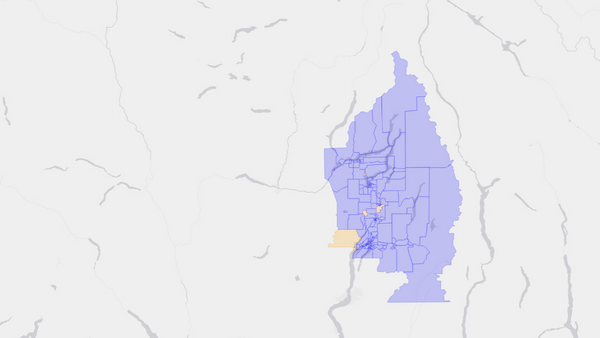 2011 Okanagan—Shuswap poll map