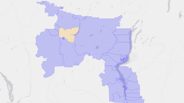 2011 Okanagan—Coquihalla poll map