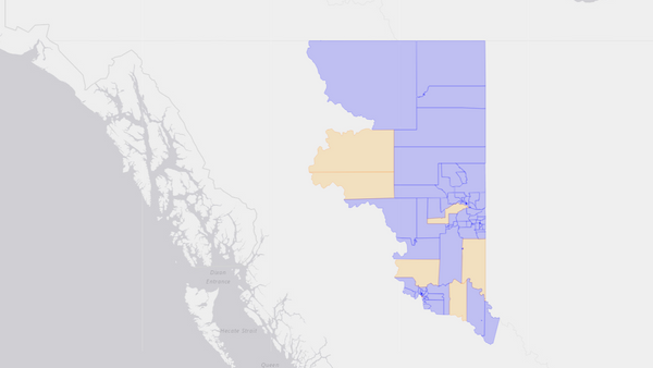 2011 Prince George—Peace River poll map