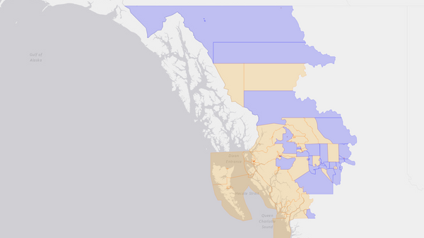 2011 Skeena—Bulkley Valley poll map