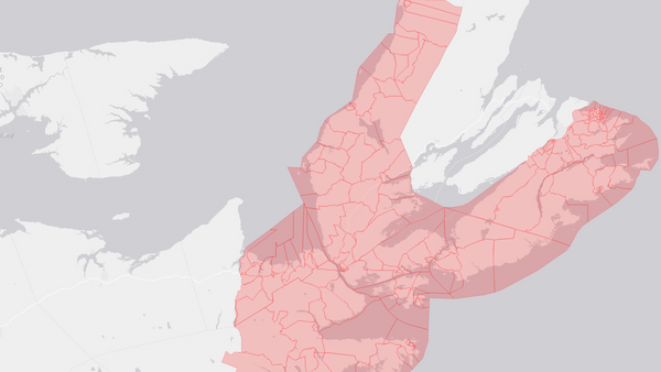 2015 Cape Breton—Canso poll map