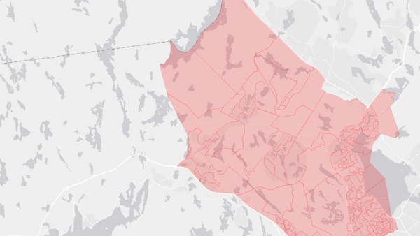 2015 Halifax West poll map