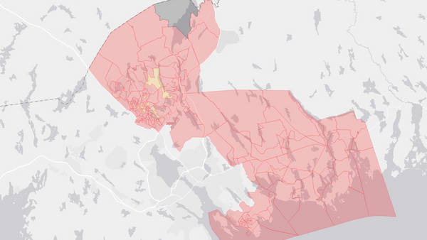 2015 Sackville—Preston—Chezzetcook poll map