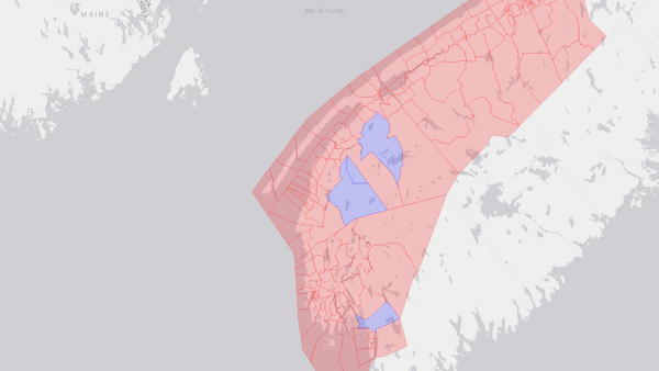 2015 West Nova poll map