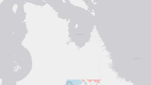 2021 Manicouagan poll map