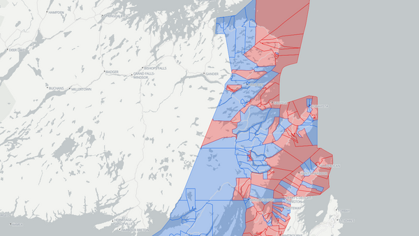 2025 Terra Nova—The Peninsulas poll map