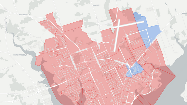 2025 Charlottetown poll map