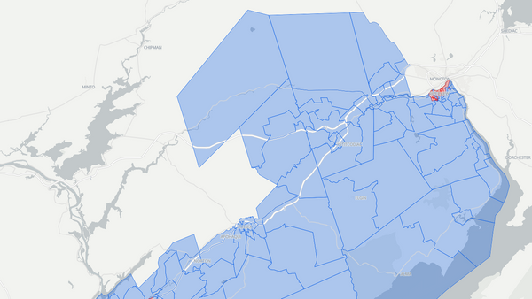 2025 Fundy Royal poll map