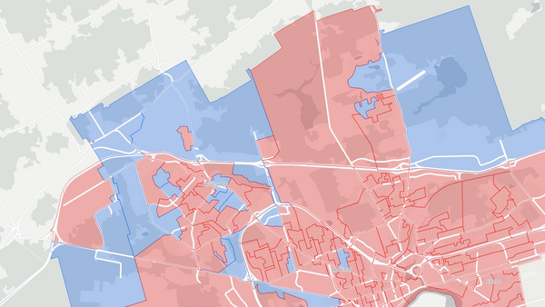 2025 Moncton—Dieppe poll map