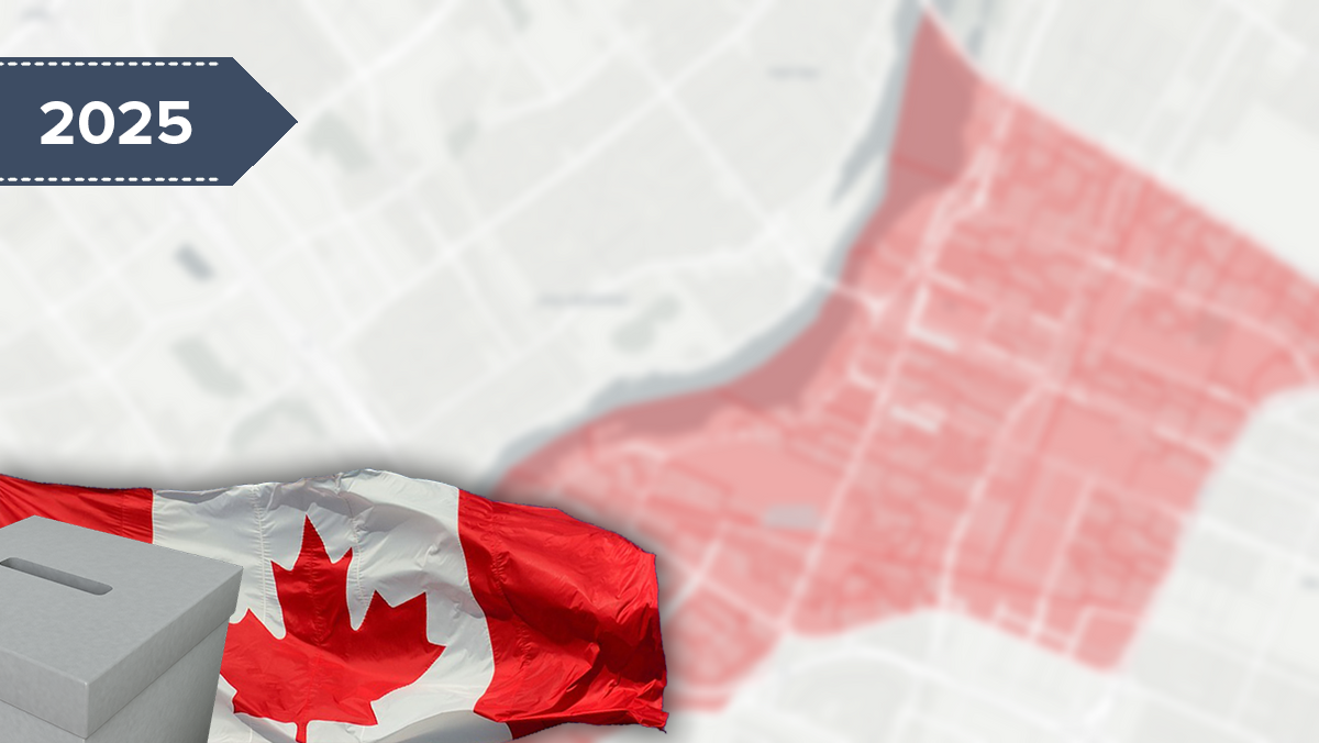 Ahuntsic-Cartierville, QC - 2025 Federal Election Results Map