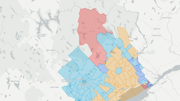 2025 Berthier—Maskinongé poll map