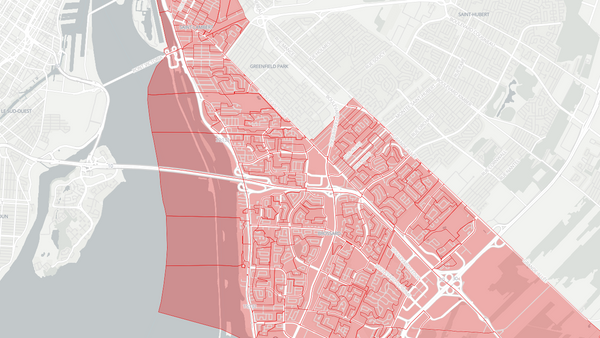 2025 Brossard—Saint-Lambert poll map