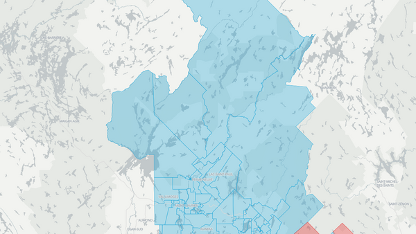 2025 Laurentides—Labelle poll map