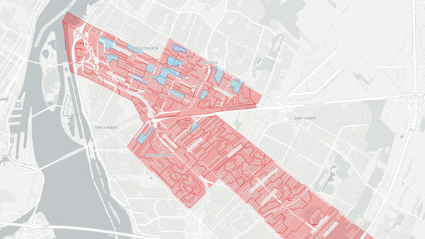 2025 Longueuil—Charles-LeMoyne poll map