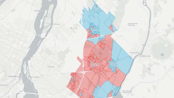 2025 Mont-Saint-Bruno—L'Acadie poll map