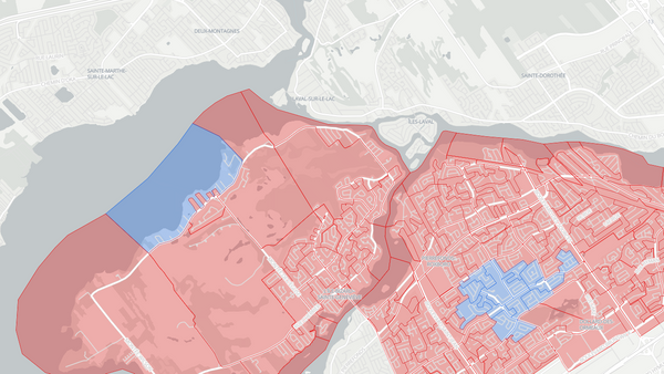 2025 Pierrefonds—Dollard poll map