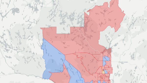 2025 Pontiac—Kitigan Zibi poll map