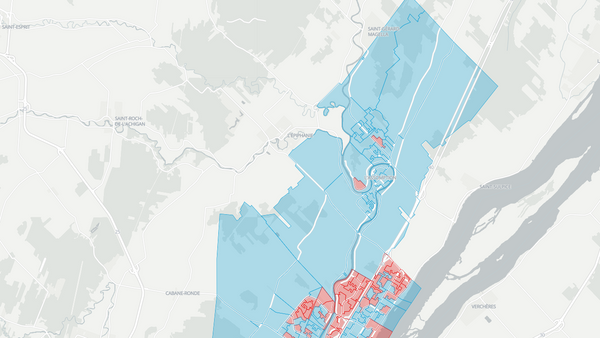 2025 Repentigny poll map