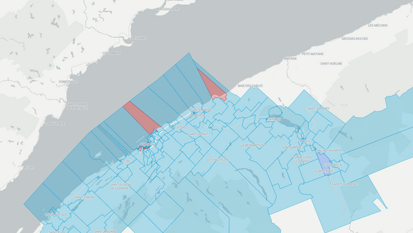 2025 Rimouski—La Matapédia poll map