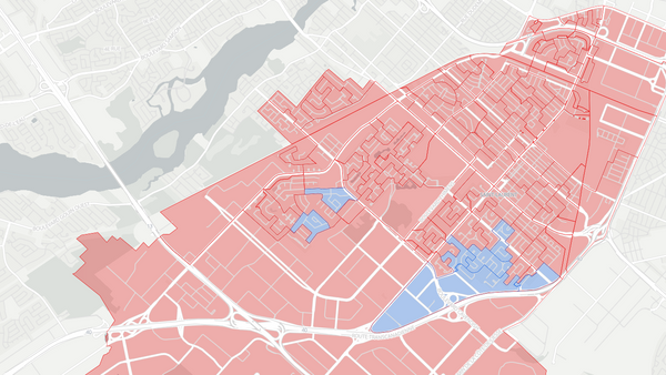 2025 Saint-Laurent poll map