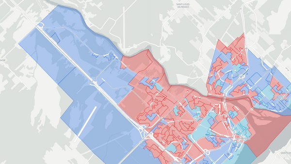 2025 Trois-Rivières poll map