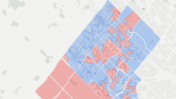Brampton West 2025 poll-by-poll results map