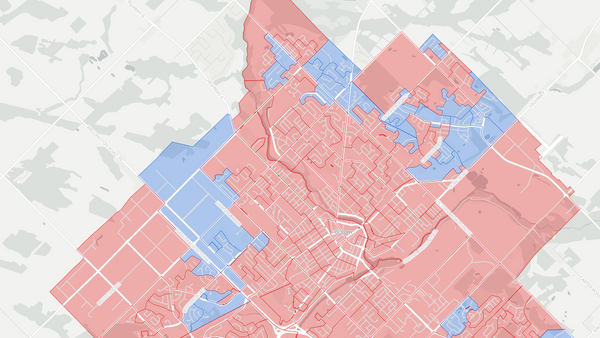 Guelph 2025 poll-by-poll results map