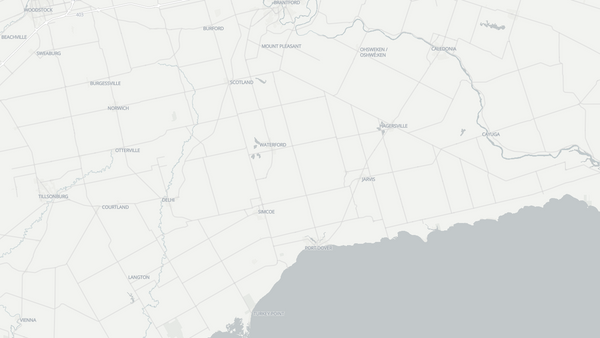 HaldimandâNorfolk 2025 poll-by-poll results map