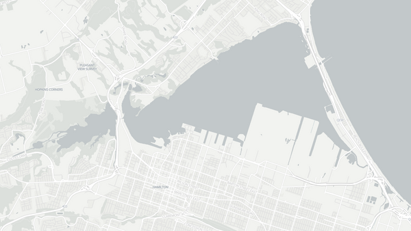 Hamilton Centre 2025 poll-by-poll results map