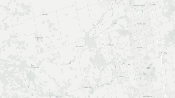 KingâVaughan 2025 poll-by-poll results map
