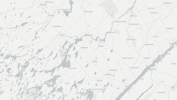 LeedsāGrenvilleāThousand IslandsāRideau Lakes 2025 poll-by-poll results map