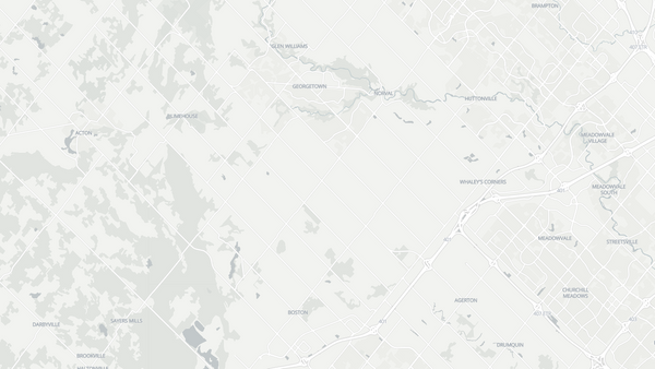 Milton East—Halton Hills South 2025 poll-by-poll results map