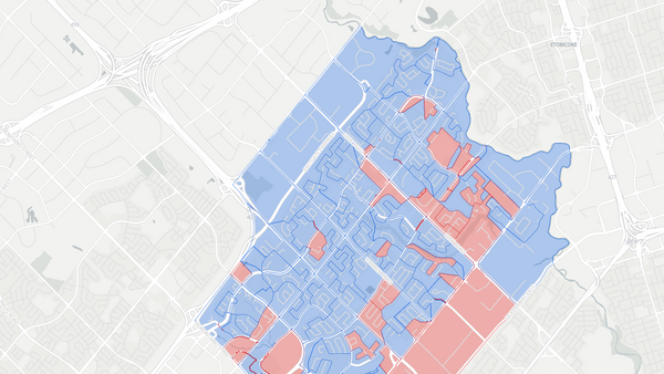 Mississauga East—Cooksville 2025 poll-by-poll results map