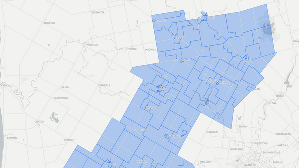 PerthâWellington 2025 poll-by-poll results map
