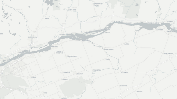 PrescottâRussellâCumberland 2025 poll-by-poll results map
